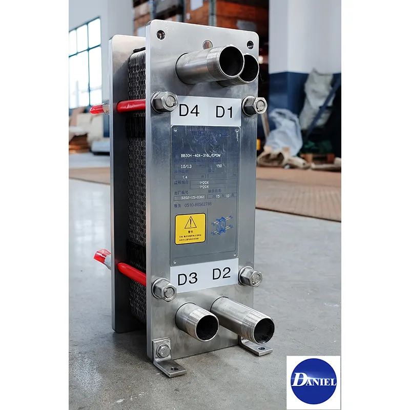 Immaculatam ferro laminam calor exchanger